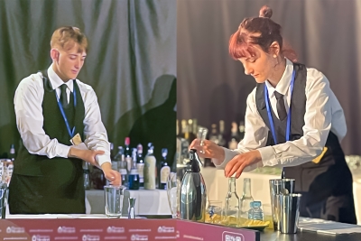 I giovani Bartender di Alba Accademia Alberghiera al “La Piazza Cocktail Challenge”