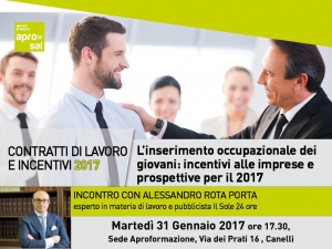 APRO Canelli: seminario agevolazioni alle assunzioni e servizi alle imprese